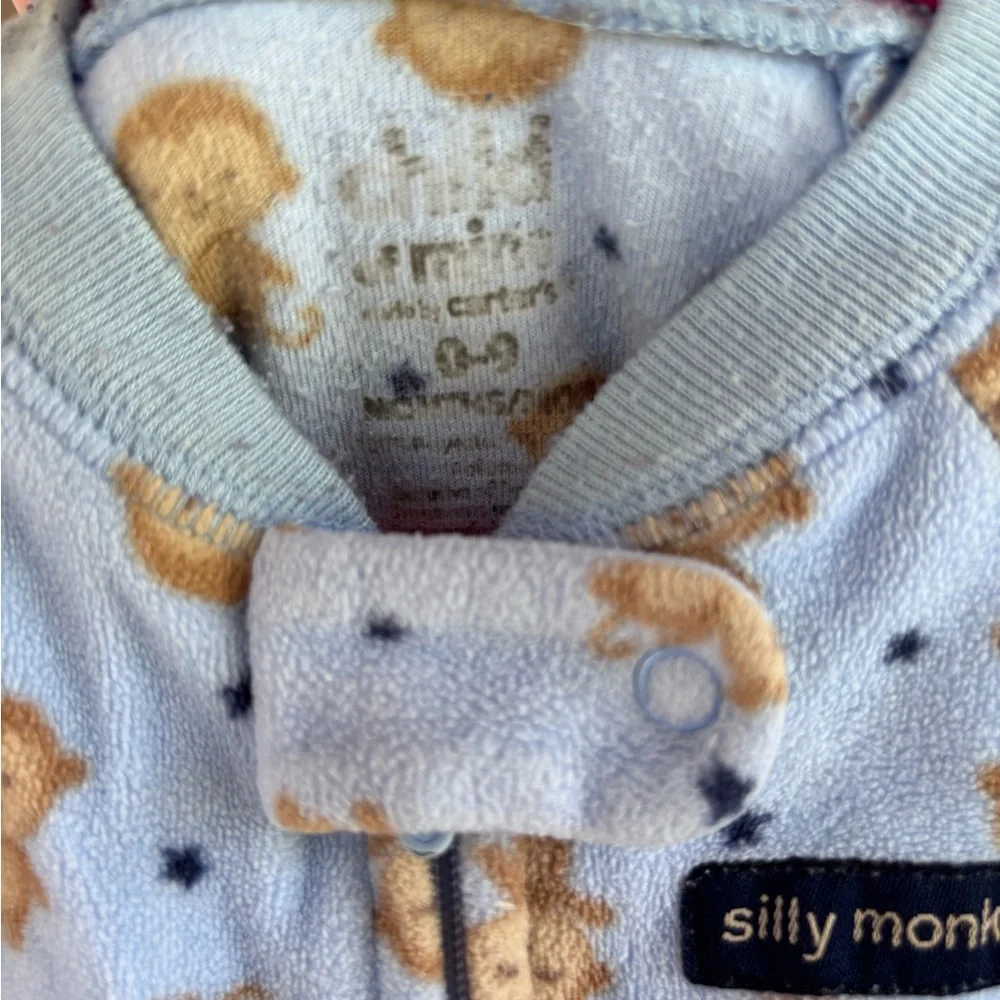 Set of three sleep sacks carters size‎ 6-9 months fleece